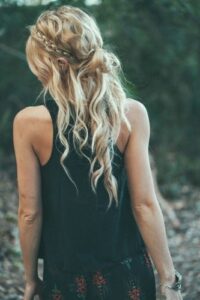 Bohemian Hairstyles Waves for Days