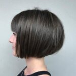 Stacked Bob With Bangs